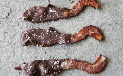 Sweet & Salty Chocolate Dipped Bacon