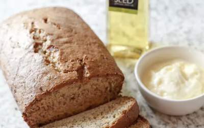 Banana Bread With Whipped Grape Seed Butter