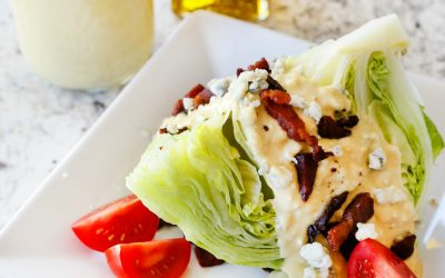 Blue Cheese Dressing With a Classic Wedge Salad
