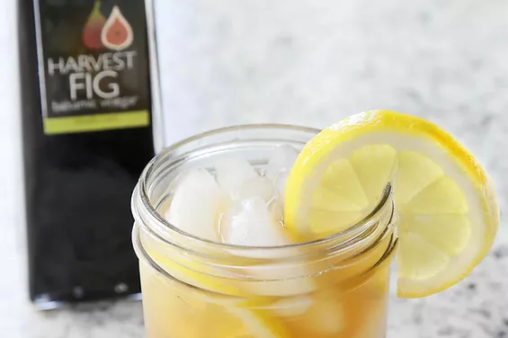 Sparkling Fig Balsamic Lemonade