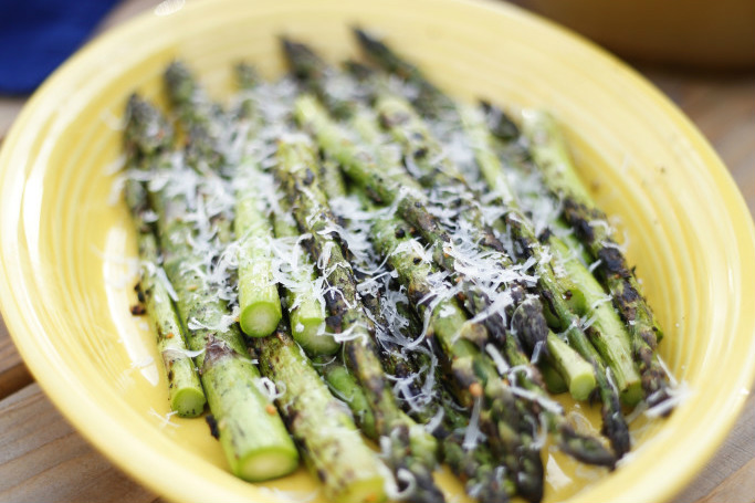 Parmesan Asiago Grilled Asparagus